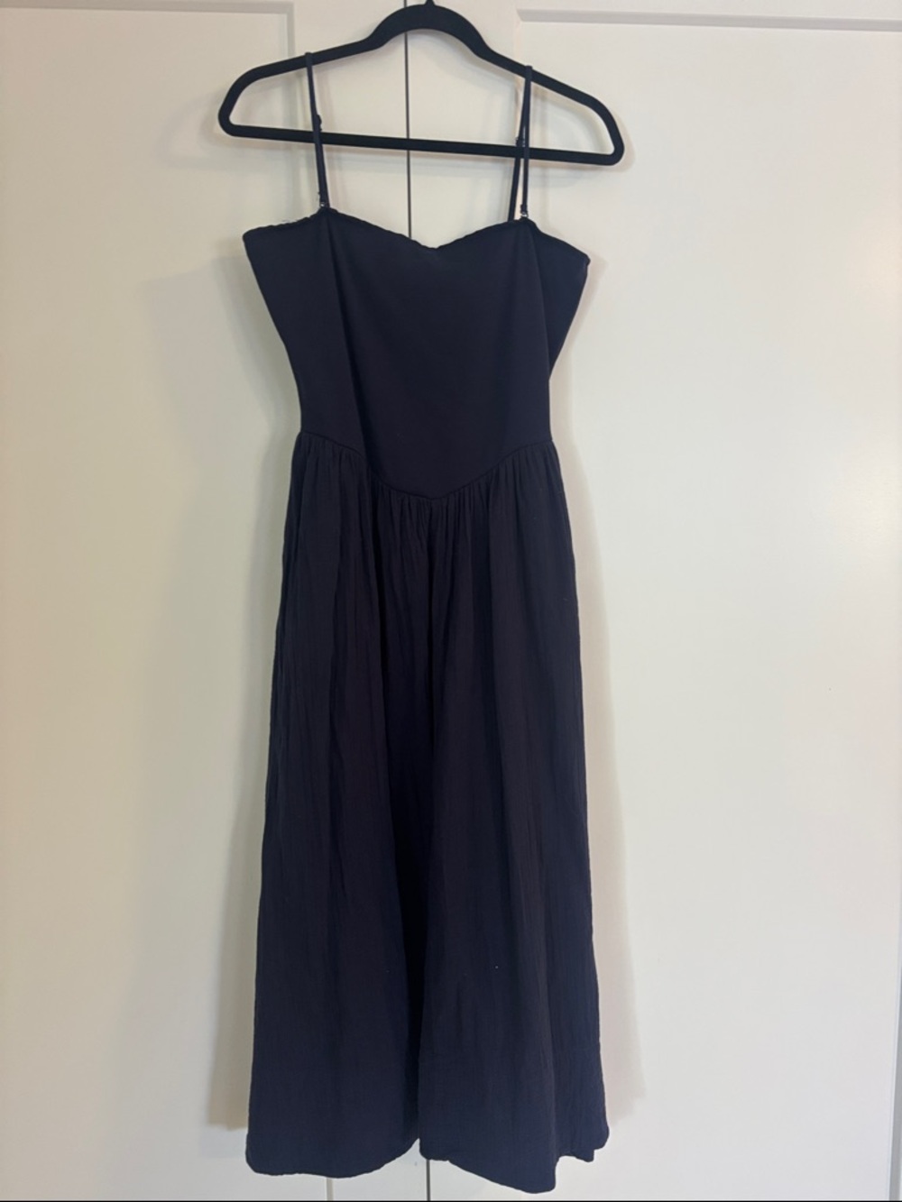 GAP navy midi dress size L petite